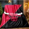 Red Bulls Basketball Blanket Flannel Throw for Sofa, Indoor, Camping, Living Room, Office, Chair, And Bed Soft Birthday Gift