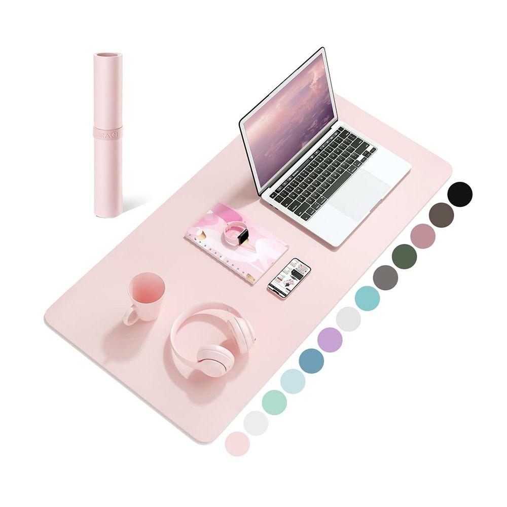 Dual Side PU Mouse Pad PU Leather Keyboard Mousepad Multifunctional Desk Protector Mat  Home