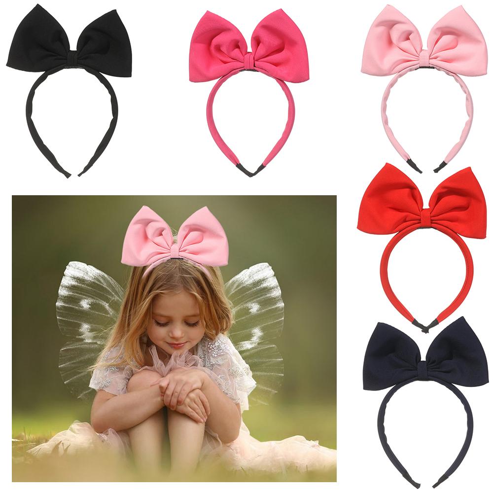 1PC Big Bow Hair Hoop Headband Women Girls Cute Bowknot Headdress Cosplay Costume Party Decor Headwear Hair Accessory