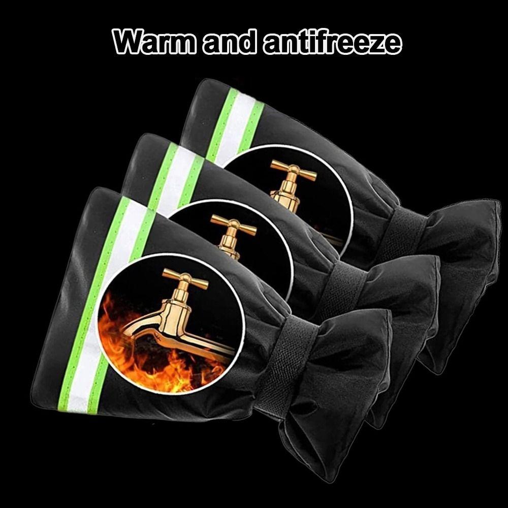 Durable Thickened Outdoor Faucet Cover Waterproof Cold-Resistant Faucet Protector Anti-Freeze Washable Tap Cover Cold Weather