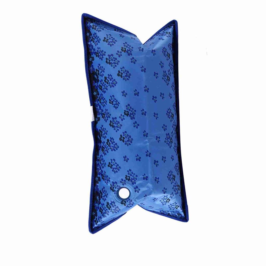 Thickened Ice Pillow Cool Pillow Home Travel Water Cushion Cooling Cushion (55*35cm Dark Blue)