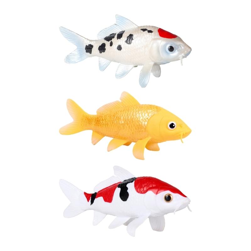 Collectible Goldfish with Playset Detailed Wildlife Figures for Imaginative Play Boys and Girls Home Decoration Ornament