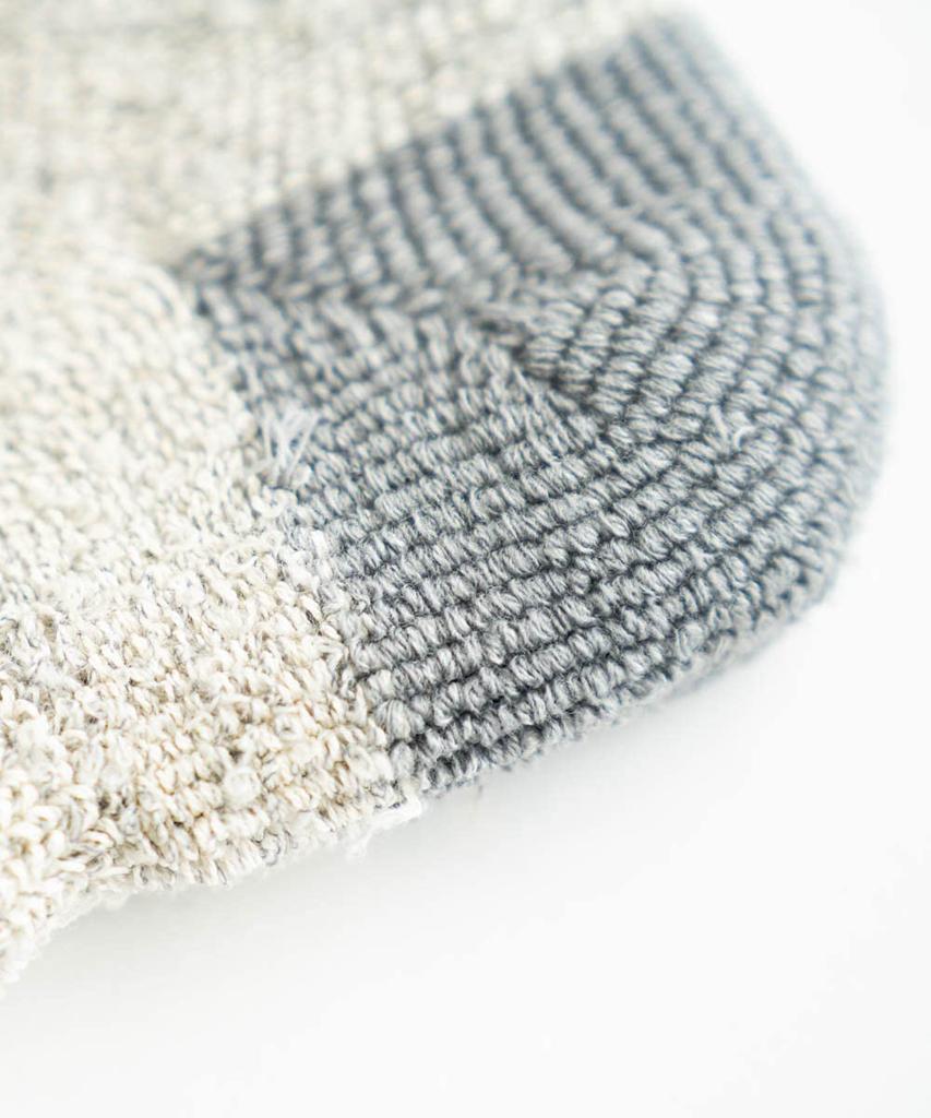 Nakota Low Gauge Panel Full Cold Sizes Oatmeal Socks, Cotton, Pile, Short, Warm, Weather, Men's (25-27cm),