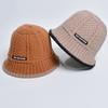 Women Winter Bucket Hat Warm Knitting Fisherman Cap Casual Foldable Panama Hat Lady Knitted Hat Fashion Newsboy Caps