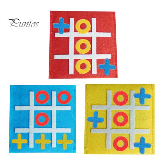 

3/12/24 шт. Мини XO Felt Настольная игра Обучающая XO Головоломка Игрушка для малышей Мальчиков Девочек Портативная Дорожная Стратегическая Битва Настольная Игра для 2 Игроков 3pcs