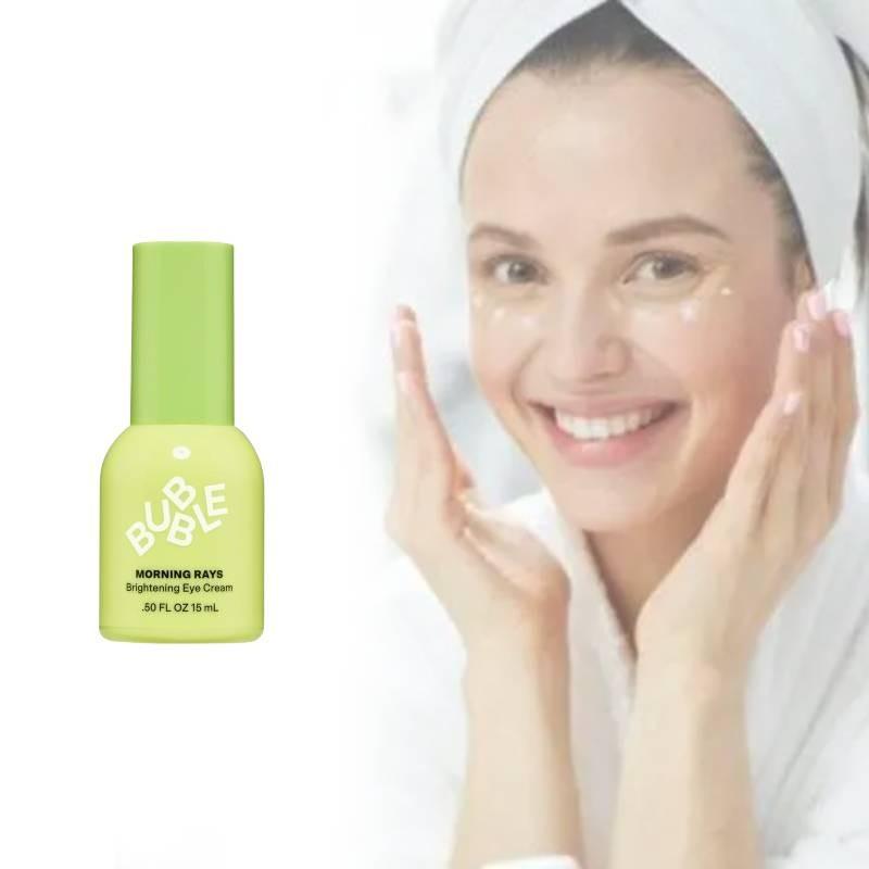 Creme Revitalizante de Olhos com Bolhas Clareador Para Olheiras e Inchaço 15ml