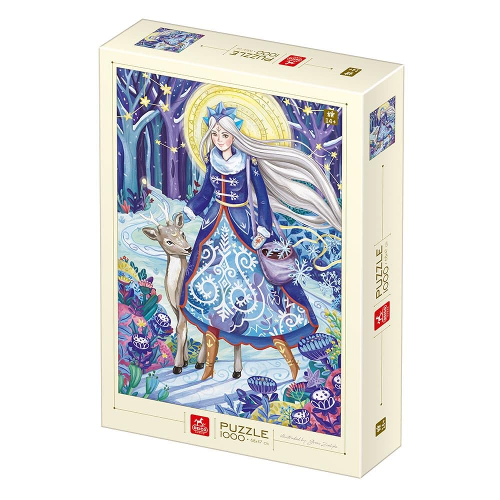 

1000-piece jigsaw puzzle by D-Toys, 77448 Groos Zselyke: Freya, 47 x 68 cm