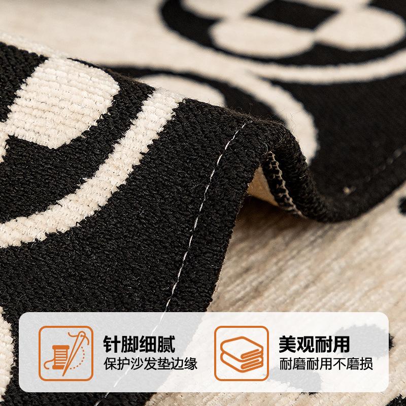 French Retro Wind Sofa Cushion  New Four-Season Universal Single Double Triple Combination Sofa Seat Cushion Non-Slip