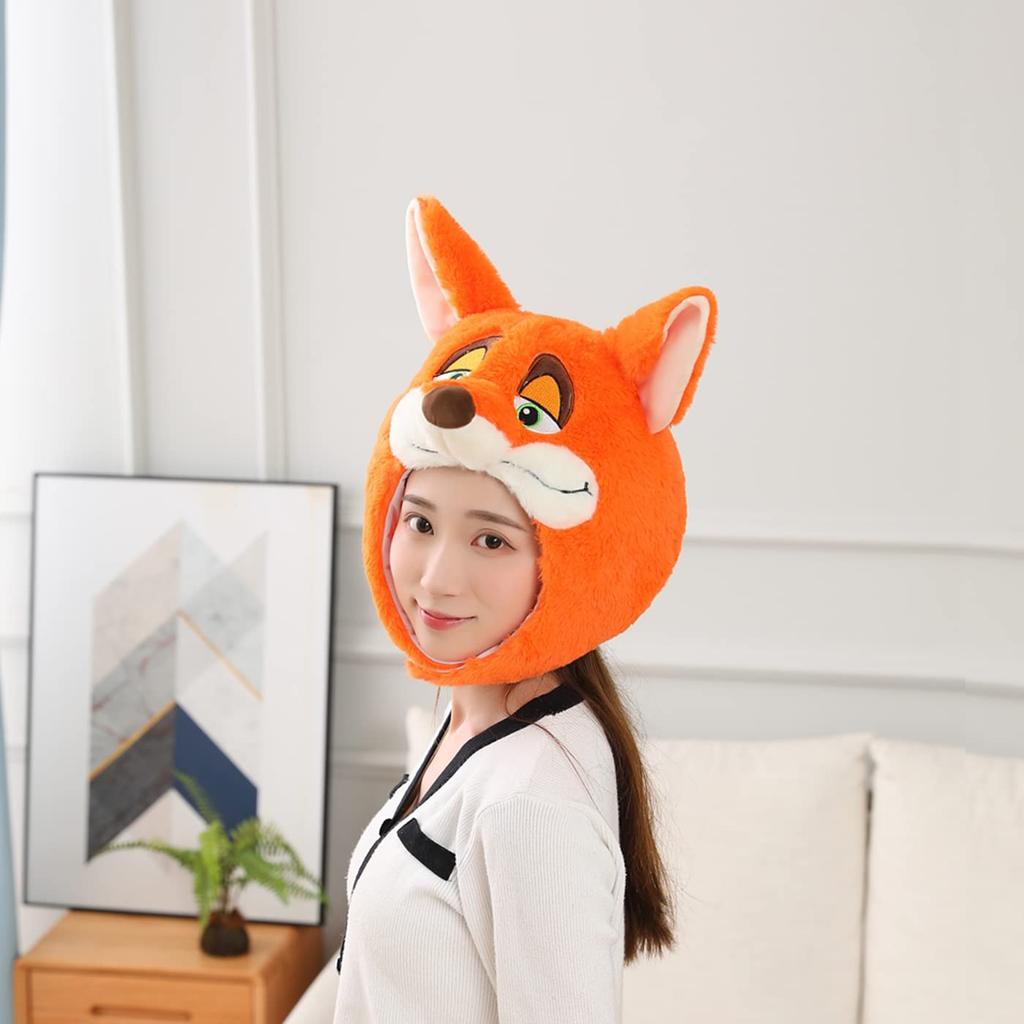 Edostree Fox Headgear Variety Fox Cosplay Funny Animal Headgear for Photo Cosplay Christmas Goods, Hat, Shoots, Parties, Accessories, Gifts,