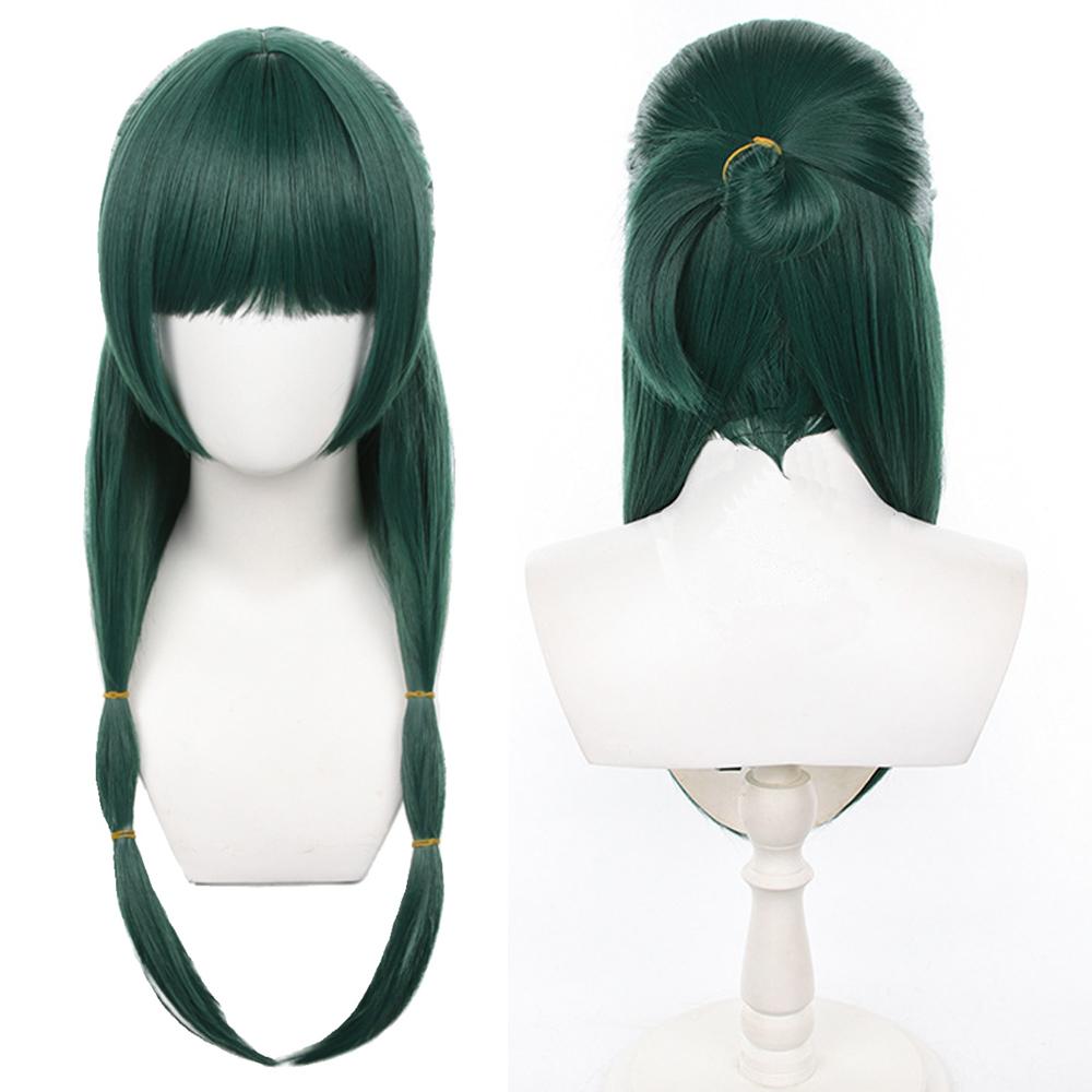 Anime Maomao Cosplay Pruik The Apothecary Diaries Mao Mao Cosplay Groen Haar Oren Hoofddeksel Staart Dames Halloween Feest Accessoires