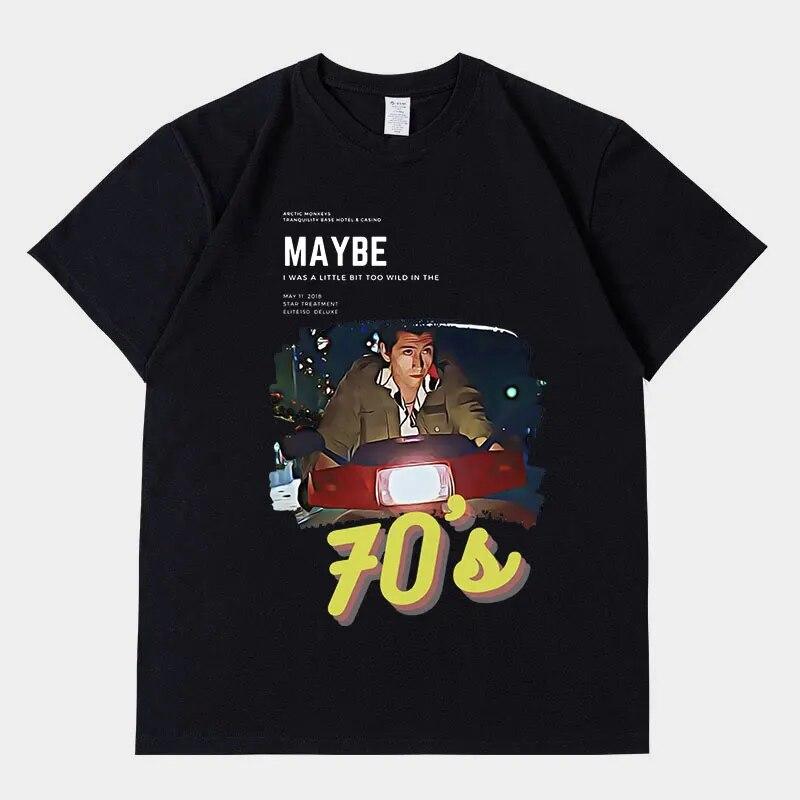 

Винтажные футболки с рисунком Arctic Monkeys, модная футболка унисекс с коротким рукавом и круглым вырезом, унисекс, хип-хоп, объемная хлопковая футболка, уличная одежда