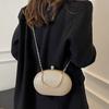 Luxury Shell Design Chain Crossbody Bag Bright Elegant Women Clutch Handbags for Wedding/Party/Banquet