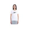 Reebok Classic Logo Minimalist Sports Casual Versatile Short Sleeve T-Shirt Women tops White GV5522