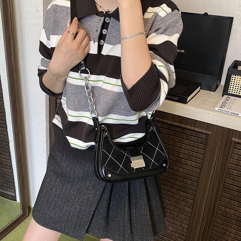 Popular versatile dumpling bag women's new fashion retro shoulder bag casual commuter messenger bag