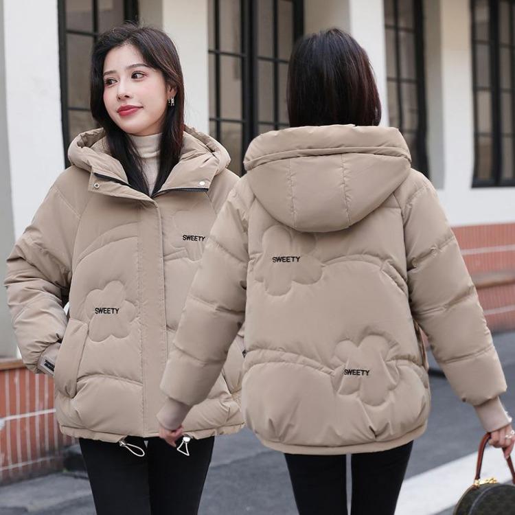 Women s Winter Thickened Embroidered Large Size Coat Trendy Ins New Style M дубильная кора