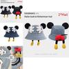 Mickey Mouse Denim Bucket Hat With Breathable Uv Protection For Summer Fashion Accessories