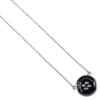 Used Necklace Pendant Women's Accessories Button Enamel Silver Black MARC JACOBS SILVER BLACK 2R4JNC001J38-047