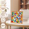 DIY Wooden Cat Puzzle Frame Hand-Painted Cat Coloring Puzzle Art Frame Creative Craft Gift Kid Educational Toys Home Decoration