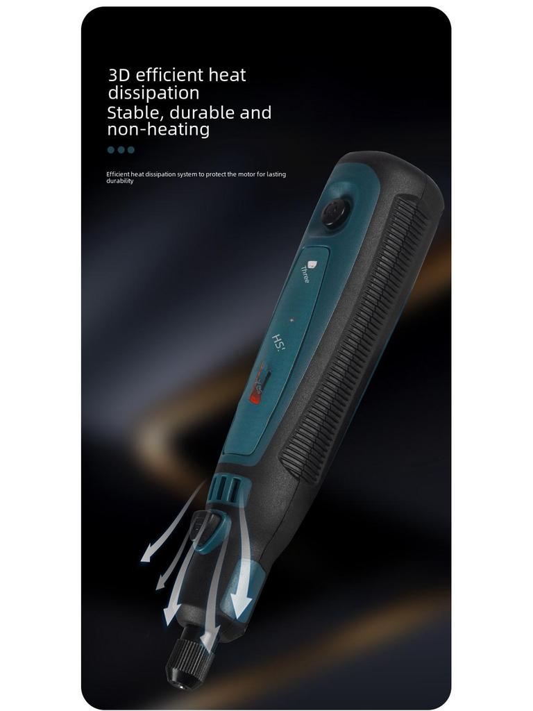 Compact Handheld Electric Grinder: Jade Polishing & Carving Tool, Rechargeable Mini Drill for Household Use