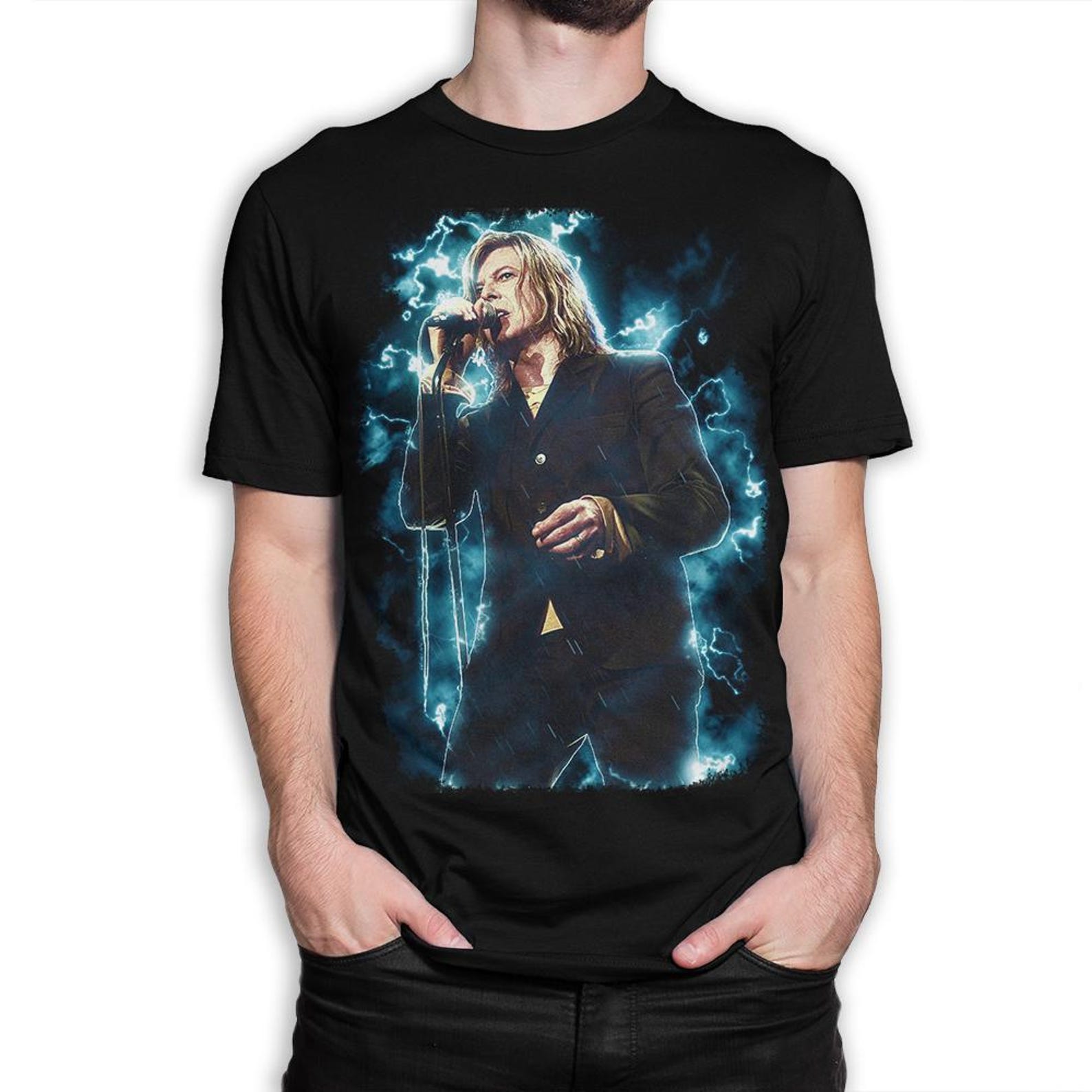 David Bowie Concert T-Shirt, Men s and Women s Sizes M