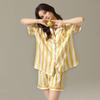 Pajamas Women's Summer Cow Crayon Small New Short-sleeved Shorts Cartoon Cute High-value Casual Style Loungewear Set