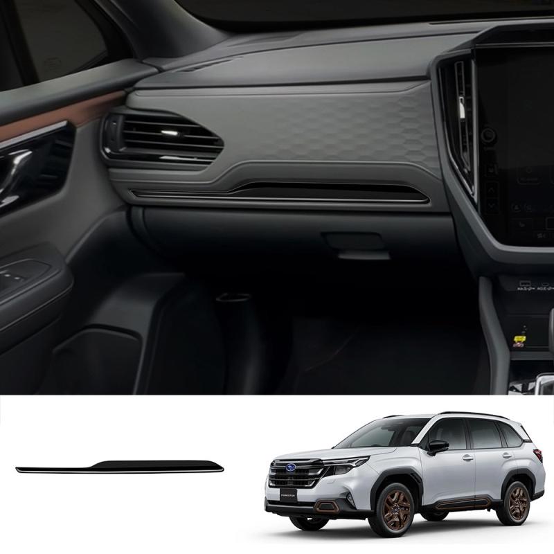 LHD RHD For Subaru Forester 2025 2026 Front Dashboard Center Conlose Panle Strip Copilot Glove Box Cover Interior Accessories