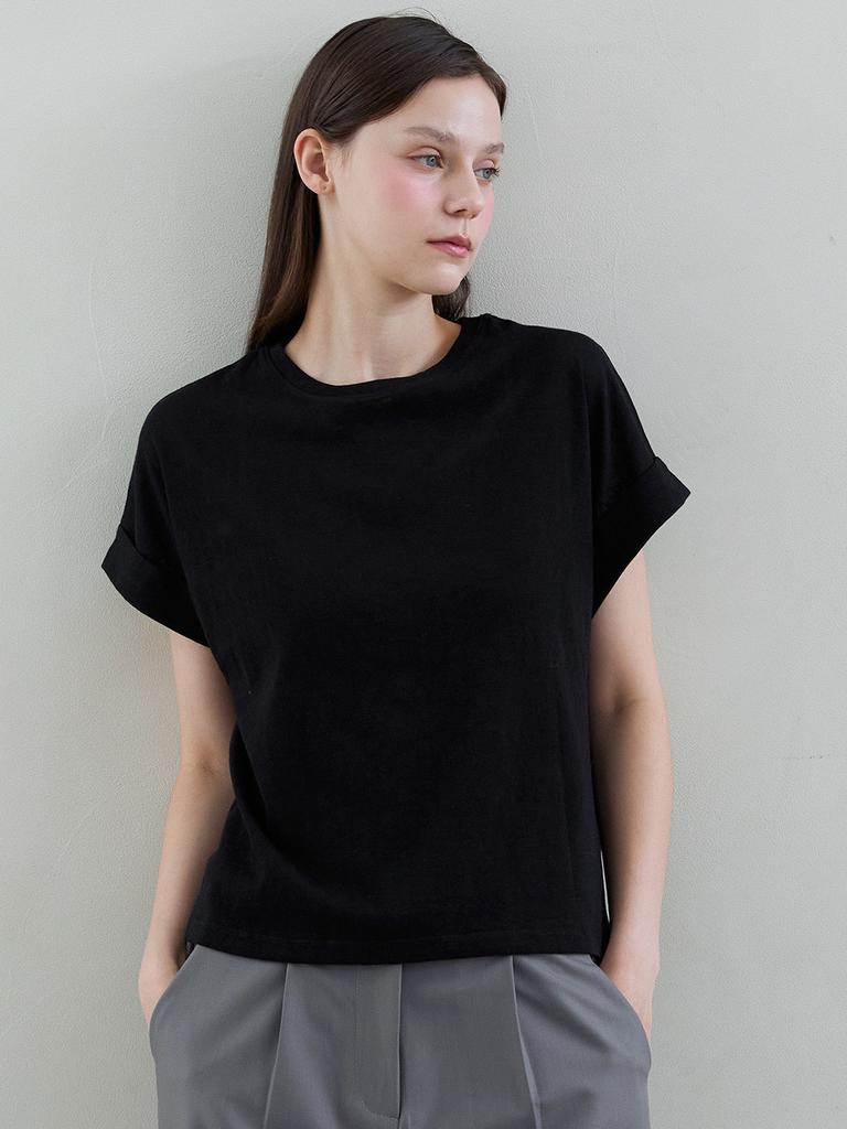 Tieseueichi Linen Blend Slub T-Shirt 4 Colors