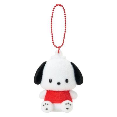 Sanrio Pochacco Flocked Mascot Holder Japan NEW Sanrio Characters