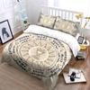 Mystic Symbol Pattern Bedding Set Bedding set (1 duvet cover, 2 pillowcases, duvet not included)