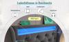 Upholstered Bed Single 90x200cm, with LED Lights, Storage Headboard with USB and Type-C Ports, Hydraulic Storage, Gray, Velvet (Without Mattress)