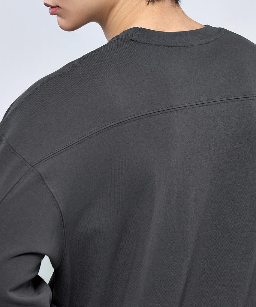 Pijikeolgameoncheu P2613 Heavy Cut Oversized Long Sleeve Tee [3 Colors]