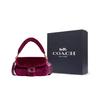 New COACH Pillow Shearling Portable Crossbody Bag Shoulder Bag Small Size Women's Purple CC444-B4FX