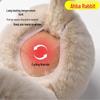 Foldable Anti-Freeze Plush Earmuffs - Windproof, Warm Ear Covers with Ah Ba Rabbit Design