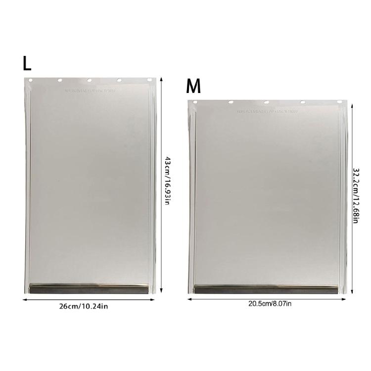 Adjustable Dog Door Flap Insulated For Most Door Simple Installation Lightweight Pet Access Solution