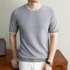 Wind Men's Short Sleeve Middle-Aged & Young Fashion Casual Versatile Breathable Comfortable Top