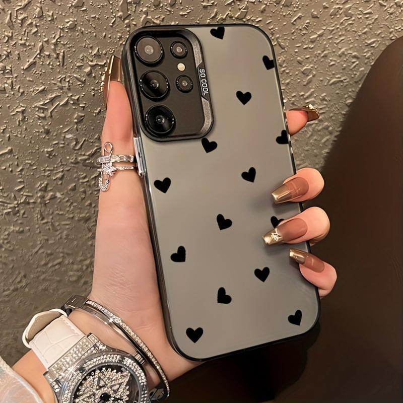 

Love Heart Pattern Hard Case For Samsung S25 Ultra S23 FE S22 S24 A55 5G A56 A54 A24 A53 A52S A36 A35 A34 A25 A16 A15 Case Cover For Samsung S25Ultra
