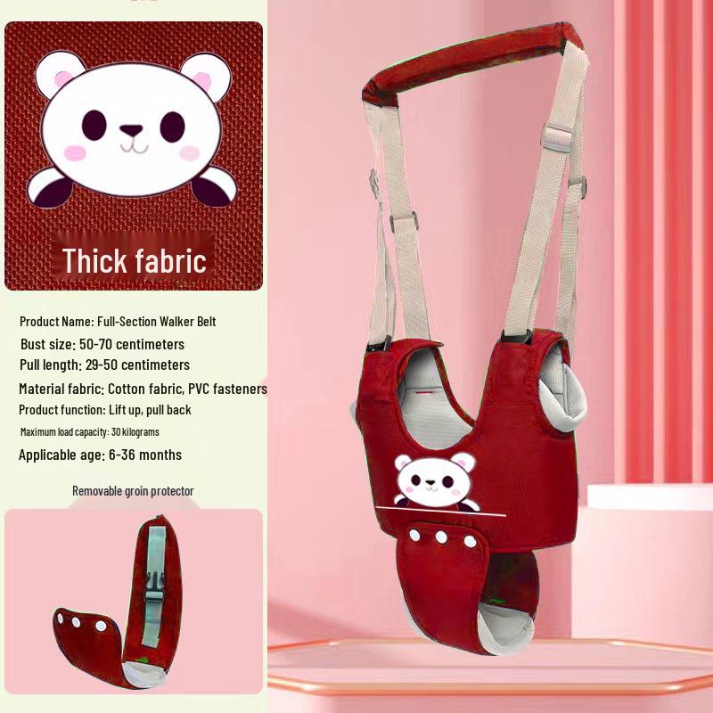 Breathable Toddler Walking Belt with Anti-Choking Leash and Anti-Fall Support