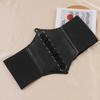 1PC Delicate Texture Elegant Posture Soft Durable Faux Leather Shirts Stylish Versatile Wide Waistband Daily