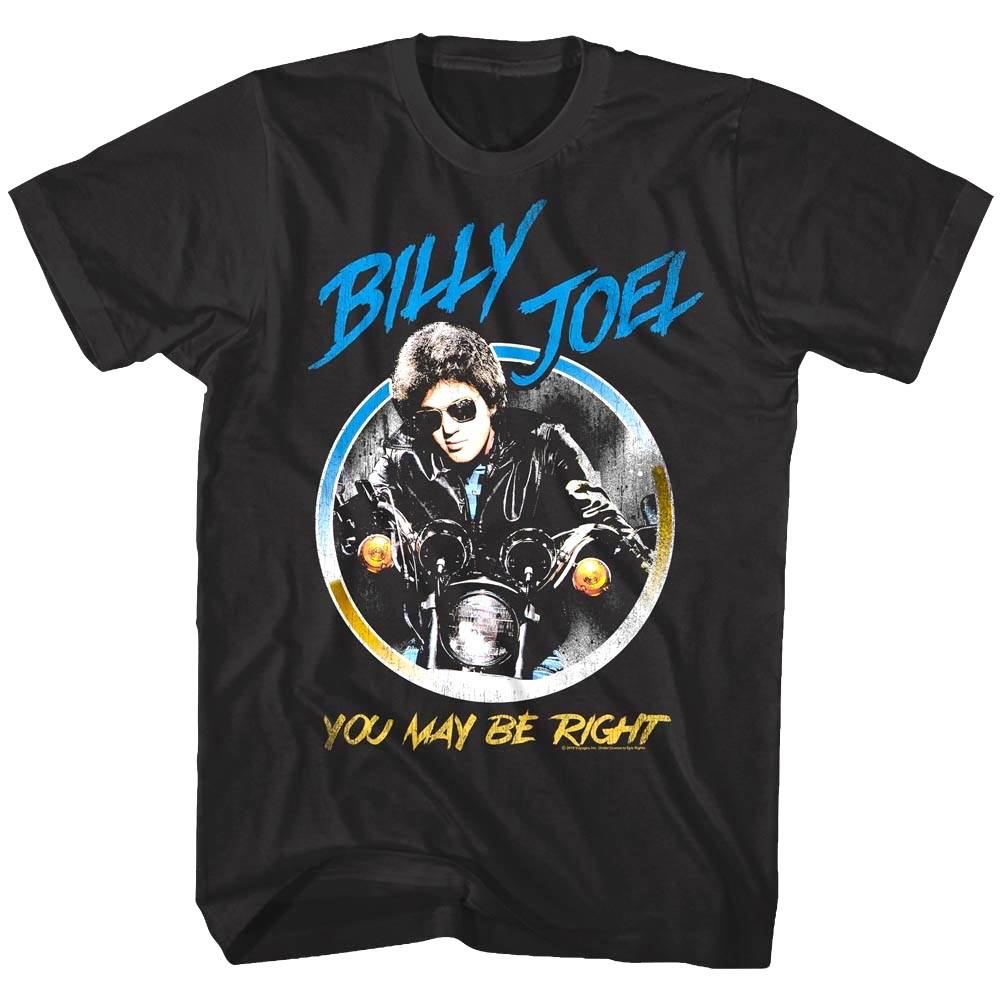 Billy Joel You May Be Right Men T Shirt Motorcycle Album Cover Pop Music Merch XXL