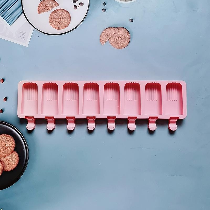 1Pcs Silicone Ice Cream Mold Diy Chocolate Dessert Popsicle Moulds Maker Homemade Tools Summer Party Supplies