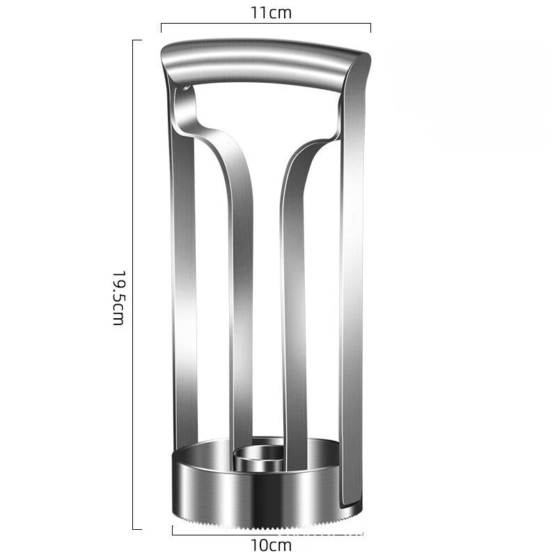 1 st Ananas Kniv Skalare Rostfritt Stål Fruktskalare Ögonborttagare Ananasverktyg Köksredskap Kockkniv Fruktverktyg