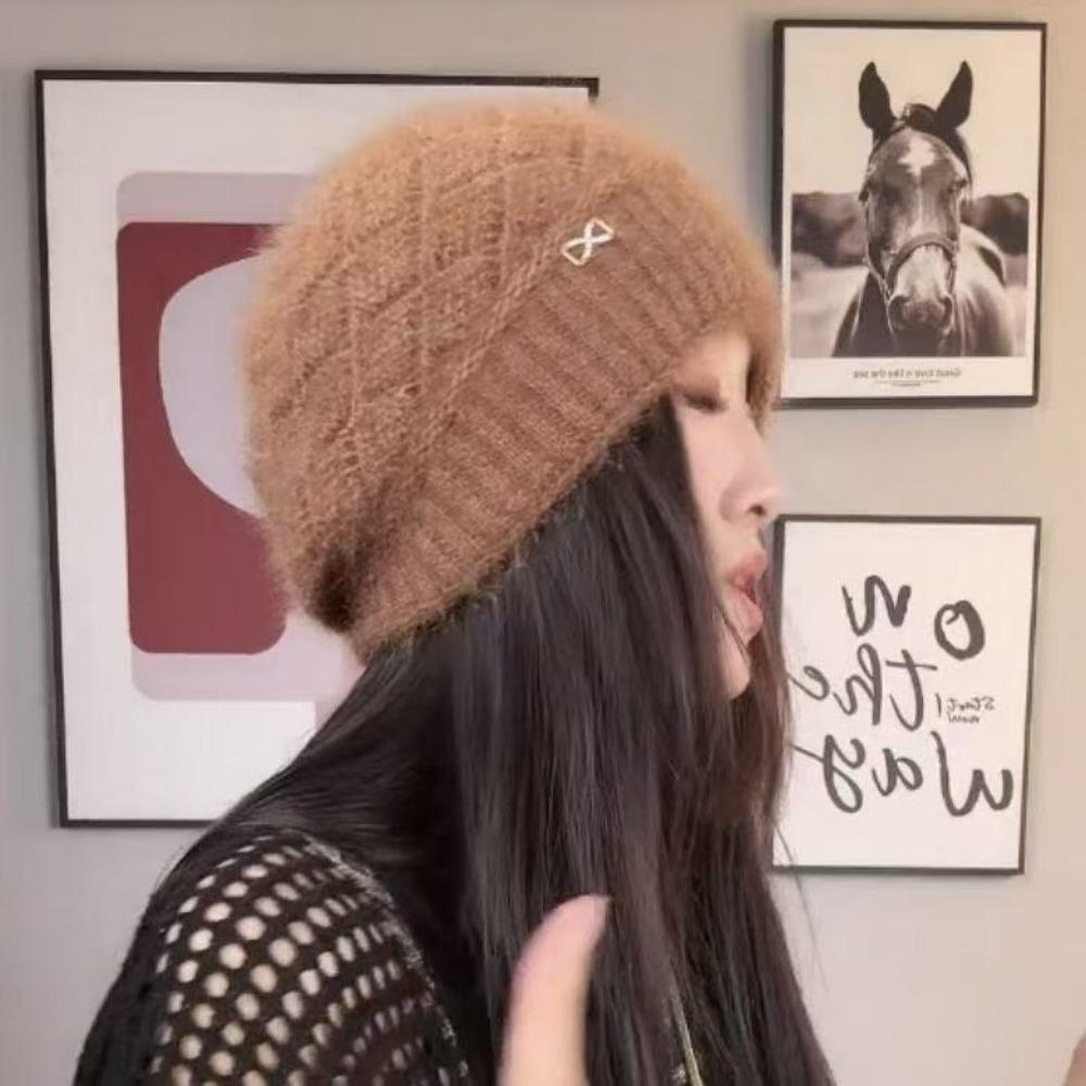 Winter Double-layer Thickened Warm Hat Versatile New Women's Fashion Hat