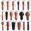 1Pc Retro Wood Color Just Handles Wax Seal Stamp Wood Handle Without Head Portable Mini Diy Seal Tool Post Gifts Decorative