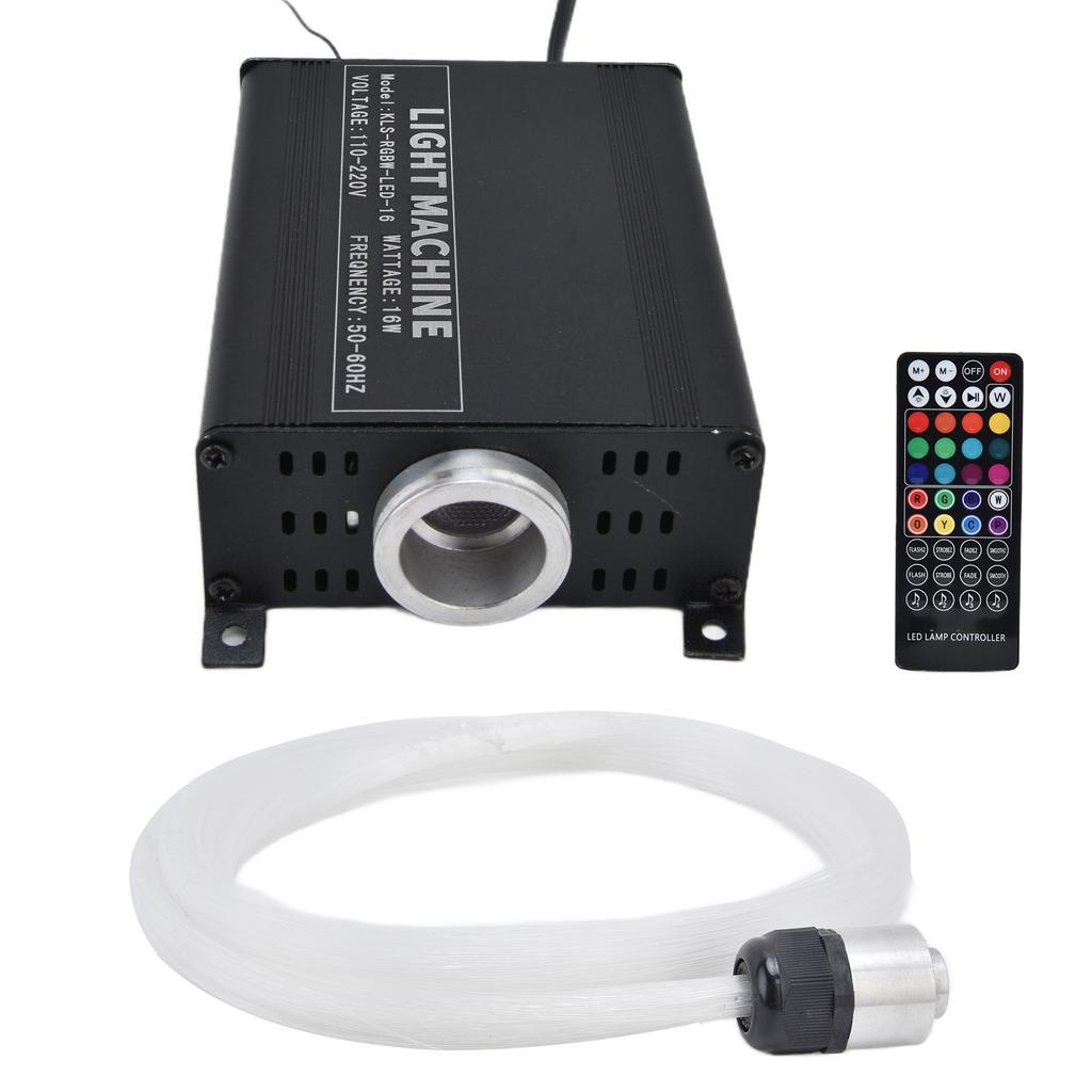 RGBW Fiber Optic Light with 40 Key Remote Control Star Ceiling Lamp Kit for KTV Bar Interior
