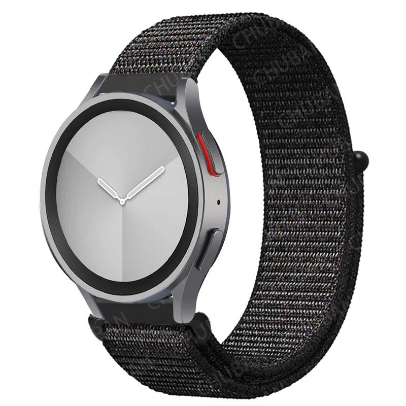 Nylonový smyčkový pásek pro Samsung Galaxy Watch 6/5/pro/4/Classic/active 2 43-47-44mm 20mm/22mm sportovní náramek huawei gt 4/2/e/3 pásek