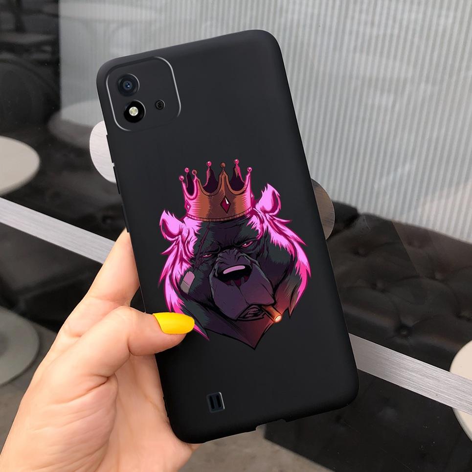 Candy Phone Case For Realme C11 2021 Case 6.52" Cartoon Child Girl Back Cover Shell For Oppo Realme C11 C 11 RMX3231 Silicone