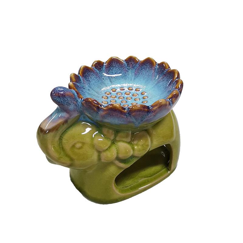 Lotus Ice Crack Like Ceramic Aroma Burner Aroma Burner Candle Heating Essential Oil Burner Aroma Burner