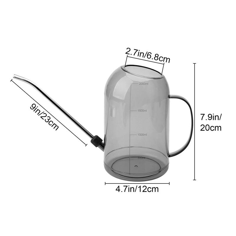

Long Spout Watering Can 2L Plant Watering Can For Precision Pouring Potted Plants Houseplants Garden Patio Balcony Gardening
