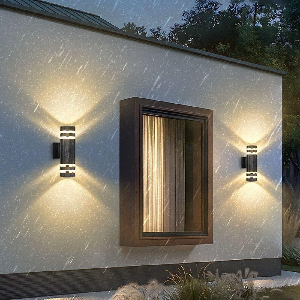 Simple Modern Wall Lamp Minimalist Style Up Down Lighting Ceiling Light Wall Mounted Waterproof LED Wall Light Garden