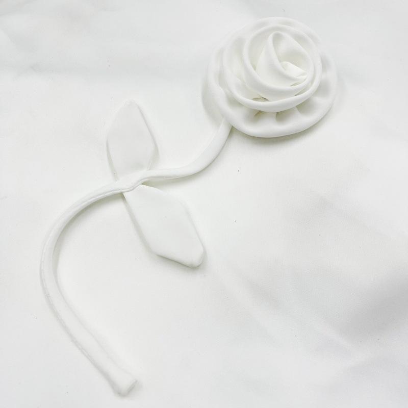 Rose Flower Brooch Pins Elegant Big Flower Brooches Party Ornaments Gifts For Women Girls